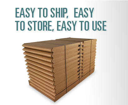 Easy to Ship, Easy to store, easy to use